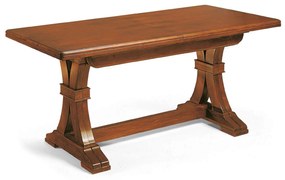 DUSTIN - tavolo da pranzo allungabile in legno massello cm 160/340 X 85