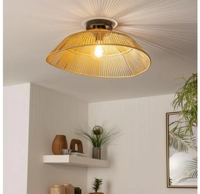 Brilagi - Plafoniera LED CERIA BOHO 1xE27/40W/230V diametro 50 cm marrone