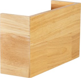 Lampada da parete smart in legno di quercia 24 cm con Wifi G9 - Otan