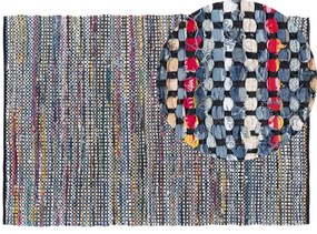 Tappeto multicolore in cotone 140 x 200 cm ALANYA Beliani