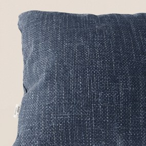 Lyon cuscino disponibile in diversi colori realizzato in morbido tessuto intrecciato impermeabile T06 blu