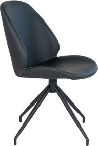 Sedie da pranzo nere in un set di 2 Monte - House Nordic