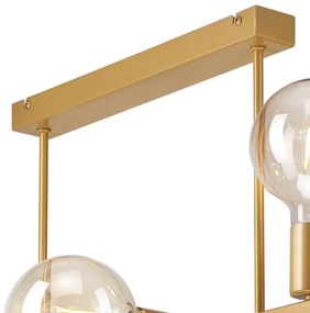 Lampadario su palo ASTRID 6xE27/60W/230V oro