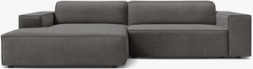 Divano angolare modulare Jodie in velluto – L224 cm