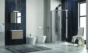Box doccia 80x80 cristallo 6 mm semicircolare KF2000 - KAMALU