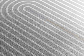 Stampa su tela – Arcobaleno grigio moderno Mid-Century