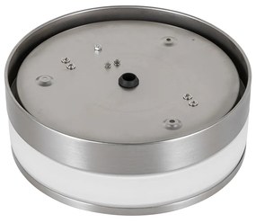 Lampada da soffitto per esterni moderna in acciaio 23 cm IP44 - Flavi