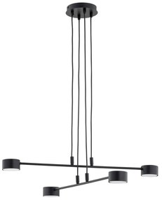 Lampadario a Sospensione in Acciaio GX53 MODUS 4 Nero 4xGX53 Colore del corpo Nero