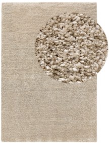 benuta Nest Tappeto a pelo lungo lavabile Sera Beige 240x340 cm - Tappeto design moderno soggiorno