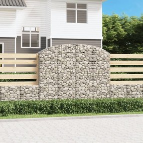 Cesto Gabbione Ad Arco 200x50x160/180 Cm Ferro Zincato /
