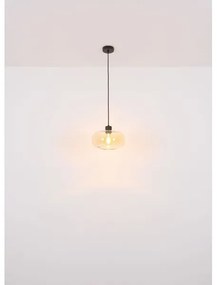 Globo 15566HA - Lampadario a sospensione con filo GIUSEPPE 1xE27/40W/230V diametro 28 cm limpido