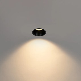 Faretto da incasso smart nero IP44 incl. Wifi GU10 50mm - Dept