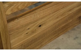 Letto matrimoniale in rovere 140x200 cm Odys - The Beds