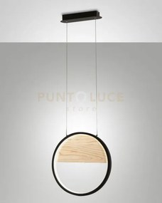 Pierre lampada a sospensione nera a led 3000k - 29w - 3020 lm in me...