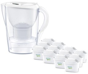 Caraffa filtrante 2,4 L Marella Brita con 12 filtri Maxtra Pro All in 1