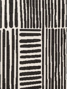 Tappeto da interno/esterno rotondo nero/color crema ø 200 cm Haringey Bounds – Ted Baker