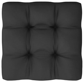 Set divani da giardino 10pz con cuscini grigio massello di pino