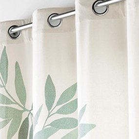 Tenda bianca/verde 140x260 cm Nymphea – douceur d'intérieur