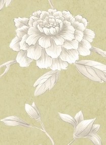 Lewis & Wood Carta da parati Jasper Peony - Beech