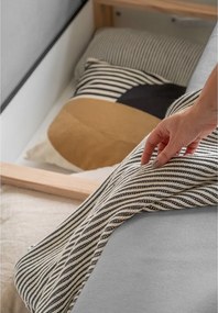 Divano in grigio chiaro allungabile 237 cm Wilson – Miuform