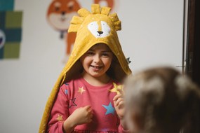 Asciugamano con cappuccio Mr. Lion – 70 x 130 cm