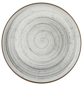 Piatto frutta in ceramica 20 cm avorio Vortex Nordic Brillo