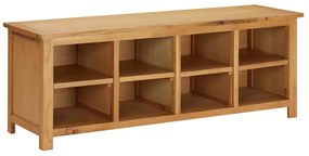 Scarpiera 114x37x45 Cm İn Legno Massello Di Rovere /