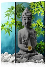 Paravento design Buddha: Beauty of Meditation [Room Dividers]