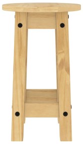 Sgabelli da bar 2 pz in legno massello di pino