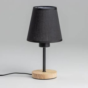Brilagi - Lampada da tavolo NUBILA WOOD 1xE27/25W/230V quercia/nero