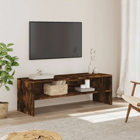 Mobile Tv Rovere Fumo 120x40x40 Cm İn Legno Multistrato /