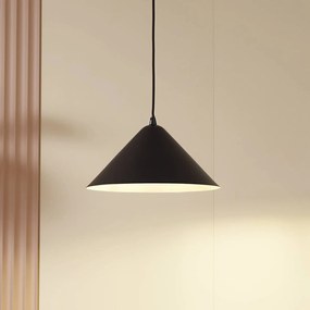Lampada a sospensione Clarine Lindby, dimmerabile, Nero, Soggiorno / Sala da pranzo, Metallo, Moderno, Lampada a sospensione