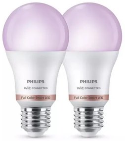 SET 2x Lampadina LED RGB dimmerabile Philips A60 E27/8W/230V Wi-Fi