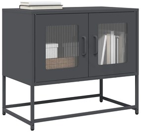Mobile Tv Antracite 68x39x60,5 Cm İn Acciaio Laminato A Freddo /