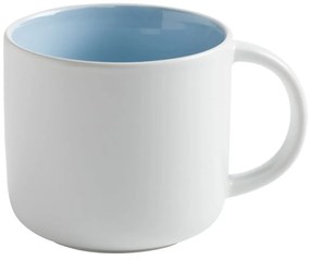 Tazza in porcellana bianca con interno blu Maxwell &amp; Williams Tint, 440 ml - Maxwell &amp; Williams