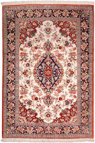 Ghom Tappeto 150x100 Beige (Iran) Annodato A Mano