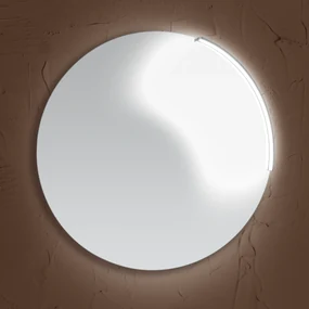 Specchio Tondo 70 Cm Con Illuminazione Led Feridras "Luce"
