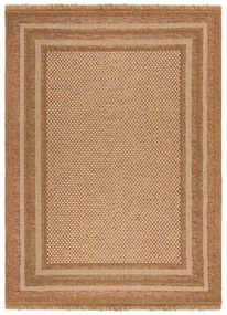 Tappeto per interni ed esterni in colore naturale 200x290 cm Layla Border - Flair Rugs