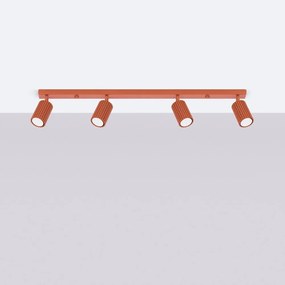 Faretto color mattone 6,5x81 cm Gleam – Sollux