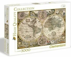 Puzzle Clementoni Old Map 33531.2 188 x 84 cm 3000 Pezzi