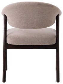 Set di sedie da pranzo beige in rovere massiccio con braccioli 2 pz Elk – Unique Furniture