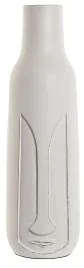 Vaso Home ESPRIT Bianco Legno di mango Moderno Viso 15 x 15 x 45 cm
