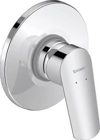 Miscelatore doccia monocomando 1 uscita con corpo incasso cromo Duravit no 1 N14210007010