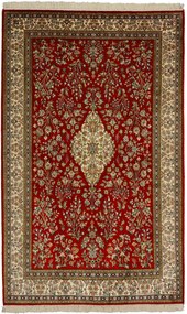 Cashmere Silk Tappeto orientale 130 x 200 Rosso (Indian) Annodato A Mano