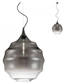 Redo 01-1845 - Lampadario a sospensione con filo SLAG 1xE27/42W/230V diametro 40 cm grigio