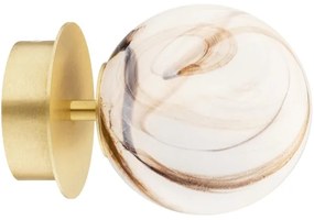 Argon 8453 - Applique FABIO 1xE14/7W/230V alabastro oro