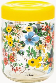 Barattolo in vetro Fiori Frida, 0,8 L