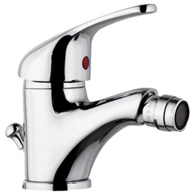 Miscelatore bidet ottone cromato scarico con piletta 1' 1/4 Oioli serie Venezia