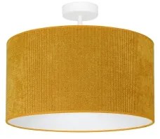 Duolla - Lampadario a plafone CORDUROY 1xE27/15W/230V diametro 40 cm giallo