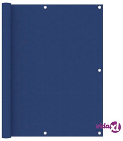 vidaXL Paravento da Balcone Blu 120x300 cm in Tessuto Oxford